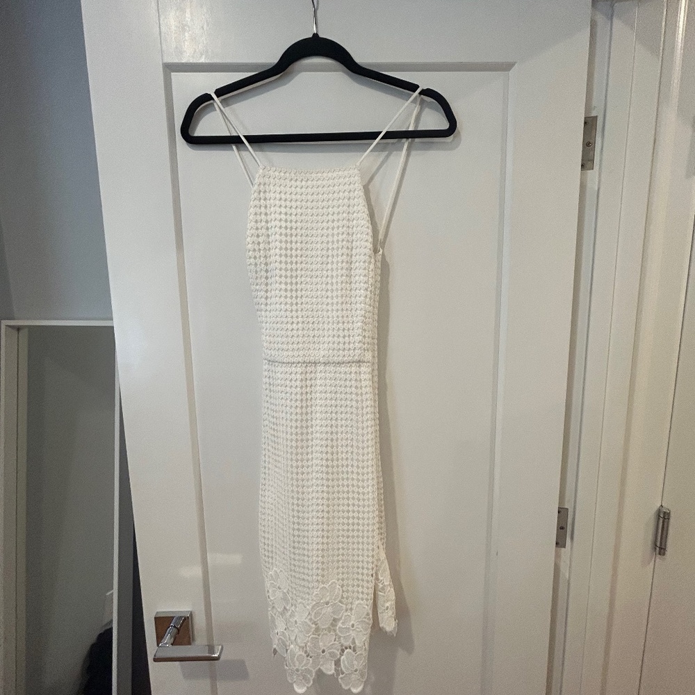Guess White Lace Dress
